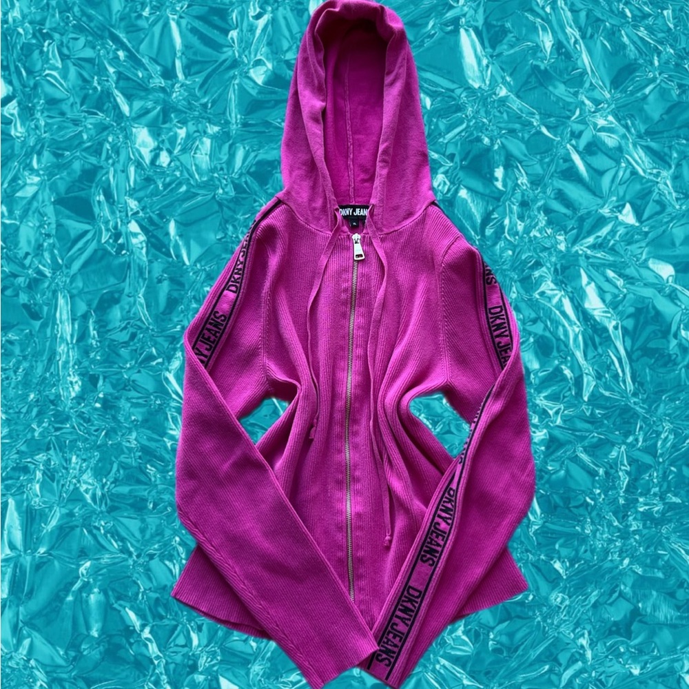 Y2k DKNY zip up hoodie 💝💌💕💞